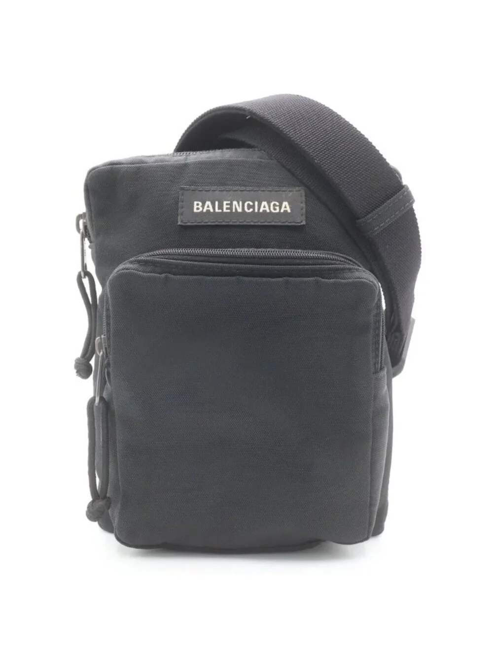 Balenciaga Explorer Nylon Body Shoulder Black